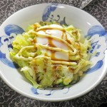 巣ごもり玉子キャベツ・お好み焼き風