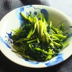 空芯菜のにんにく炒め