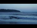 夕暮れの海岸